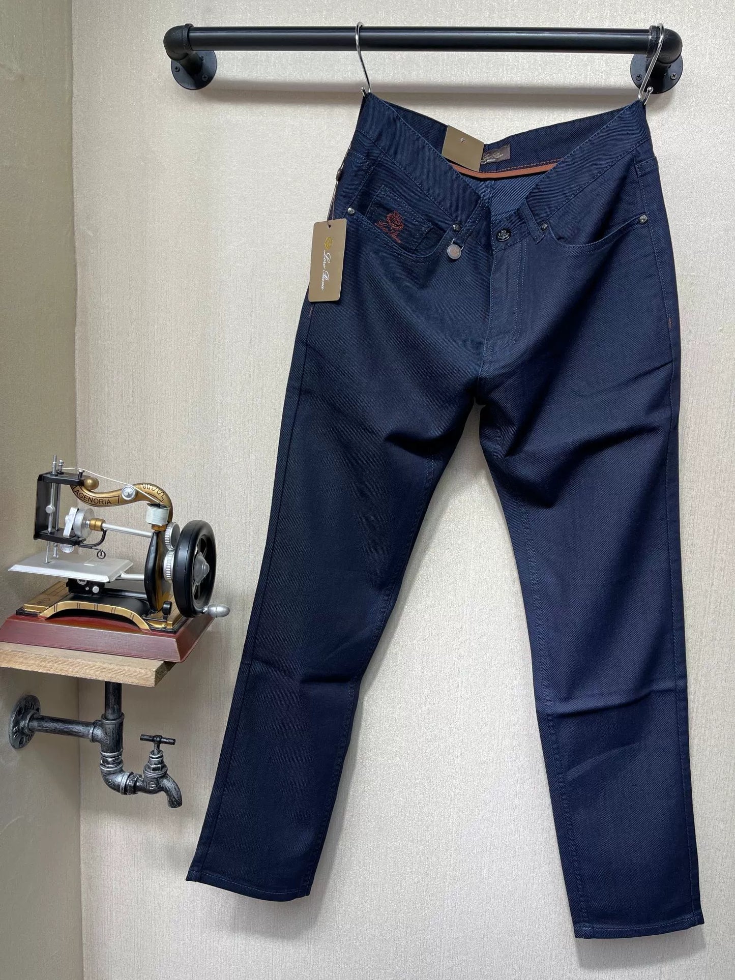 LP Italian 25ss Business Comfort Micro-elastic Straight Casual Jeans