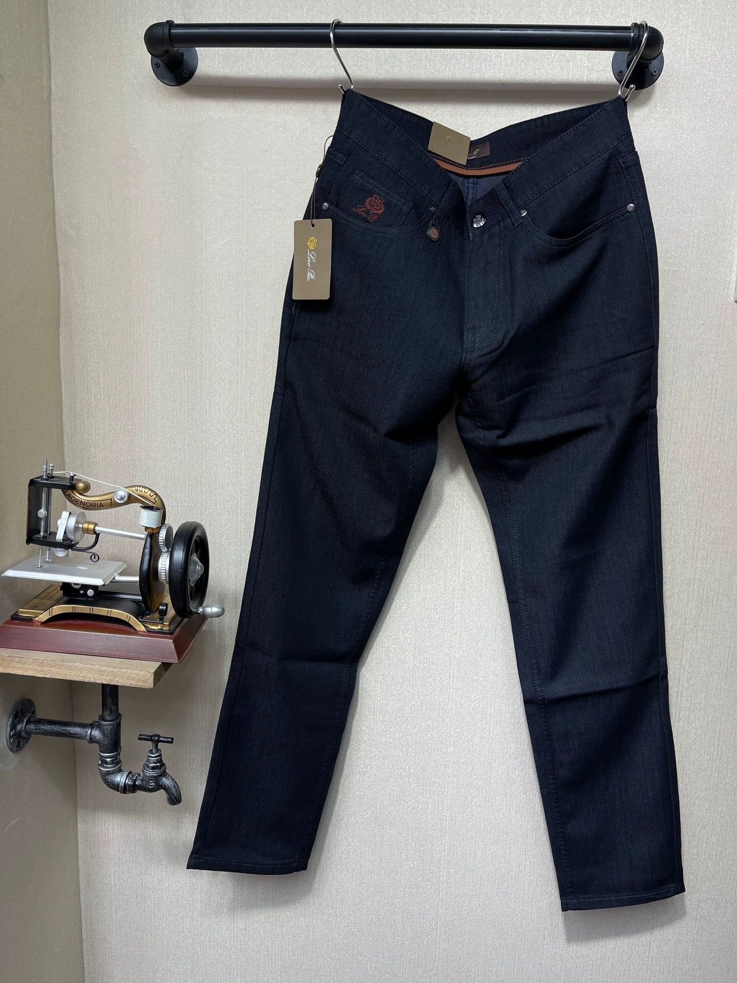 LP Italian 25ss Business Comfort Micro-elastic Straight Casual Jeans