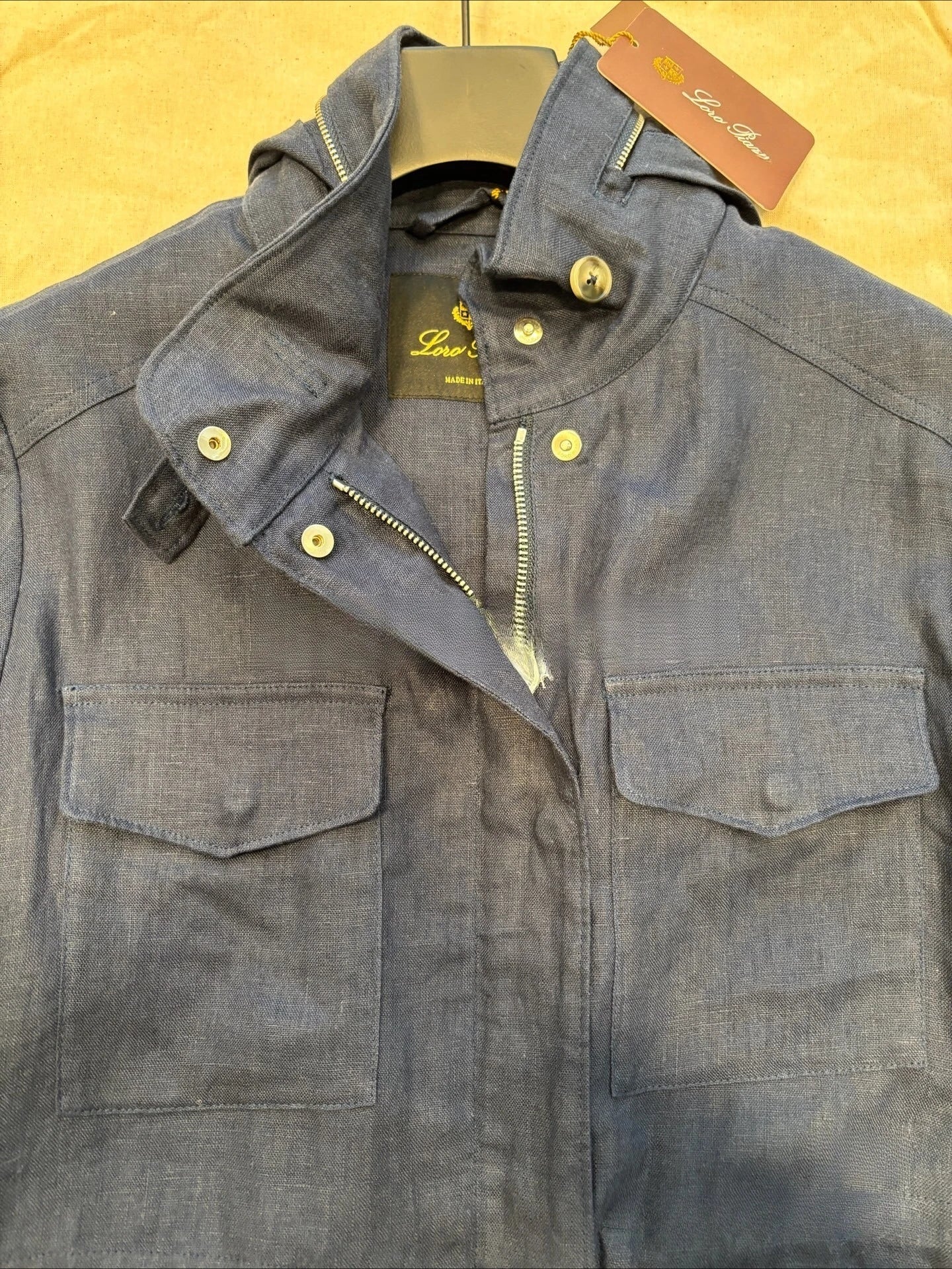 LP traveler French rain and dew linen temperament jacket