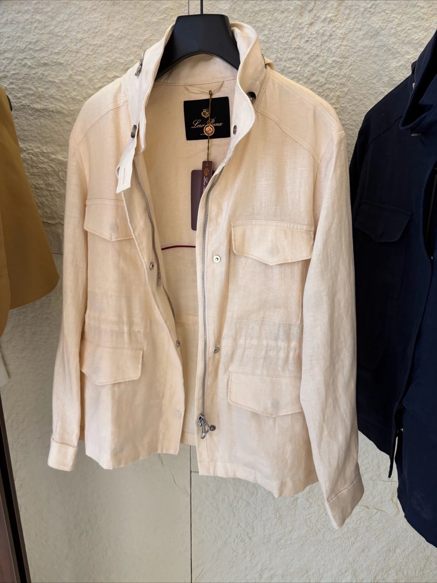 LP traveler French rain and dew linen temperament jacket