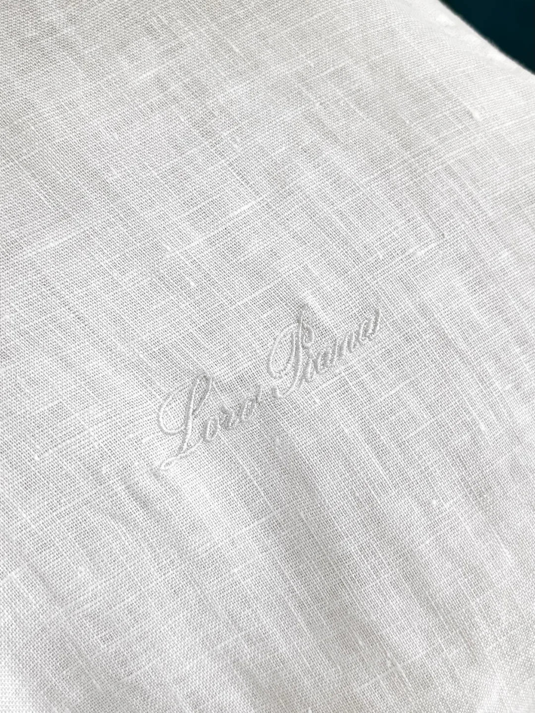 LP Italian Light Luxury Men's 100% Linen Business Casual Elegant Long Sleeve Shirt