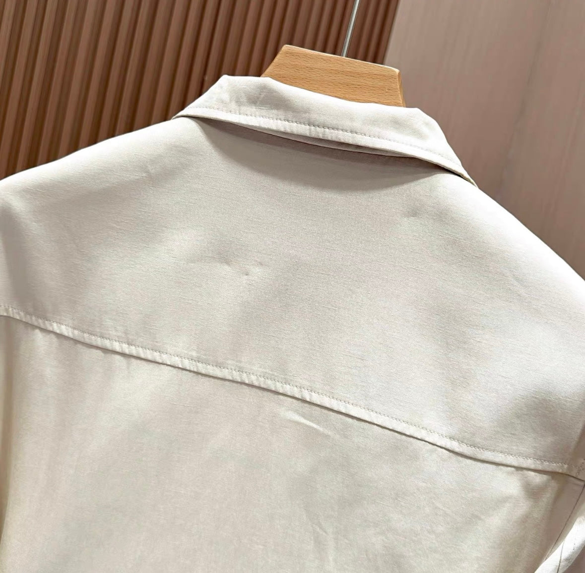 LP 25ss new linen badge jacket