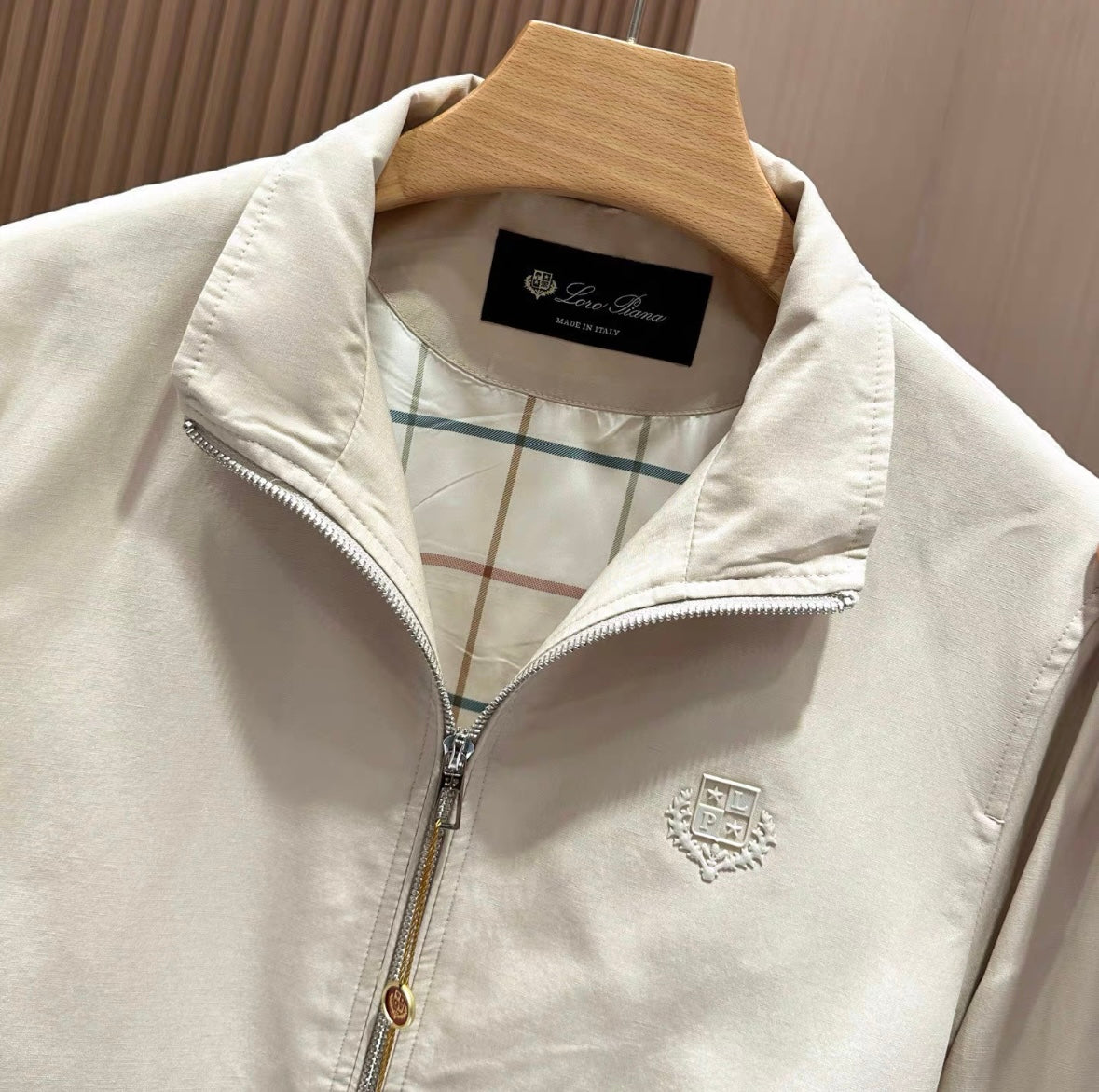 LP 25ss new linen badge jacket