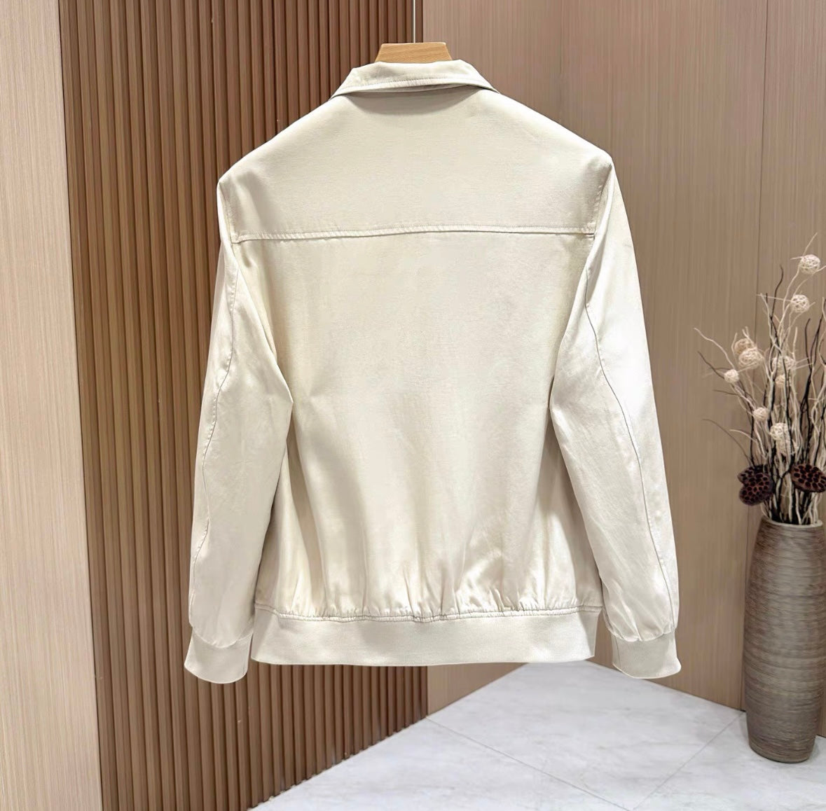 LP 25ss new linen badge jacket