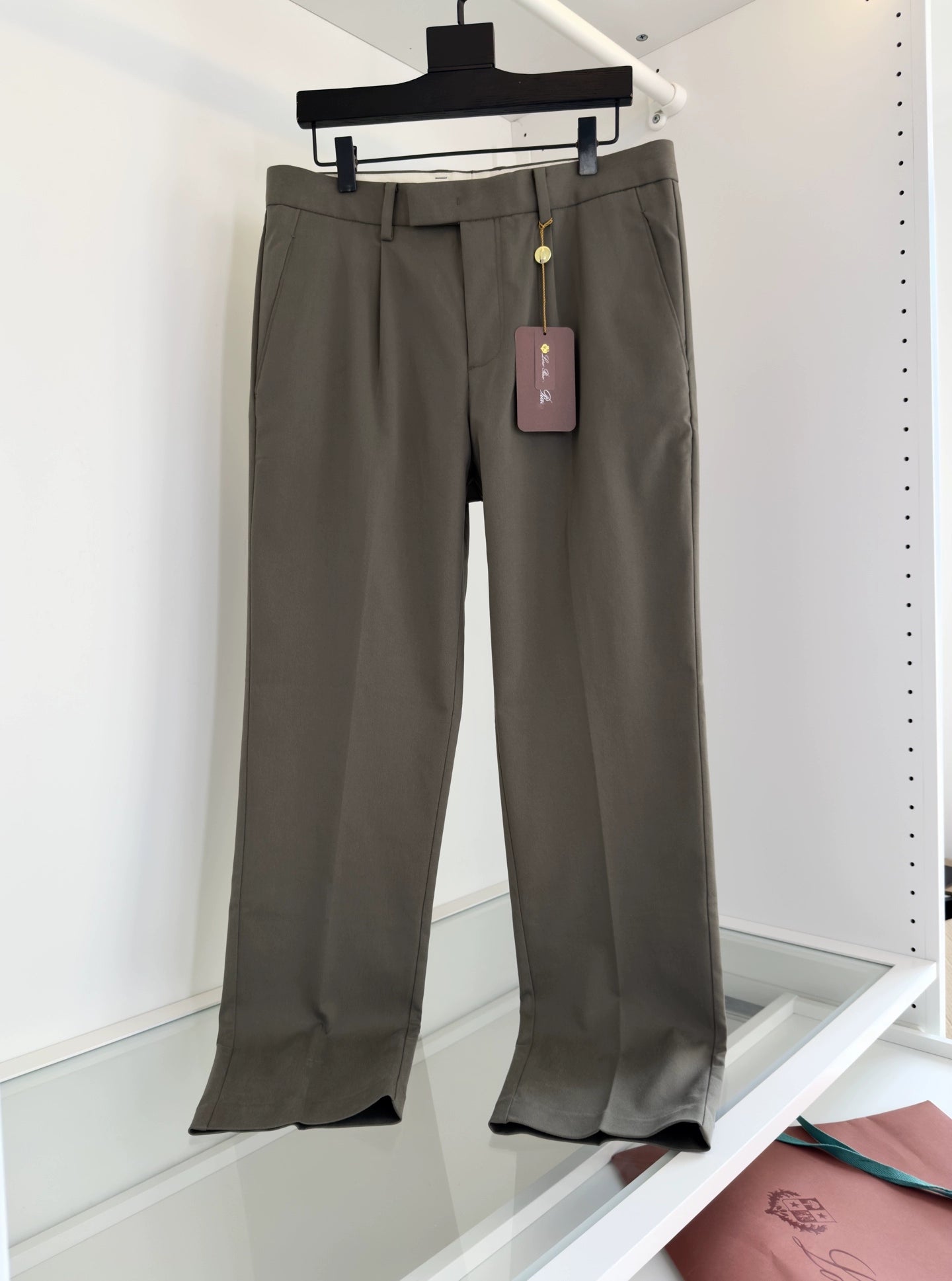 LP Italy 25ss old money commuter business straight casual pants