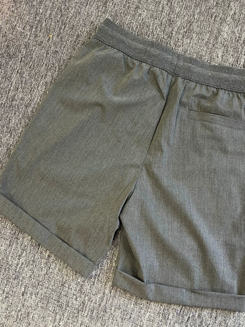 LP Italy 25ss sports comfortable breathable straight drawstring five-point pants men's casual shorts