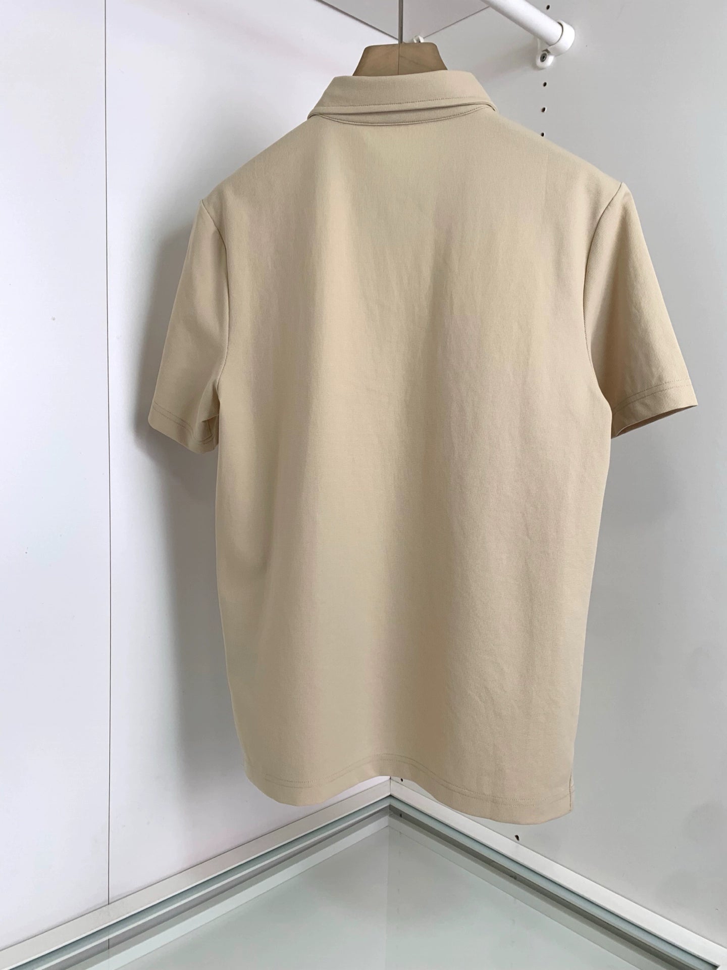 LP Italy 25ss simple business fashion embroidered lapel men's casual short-sleeved polo shirt