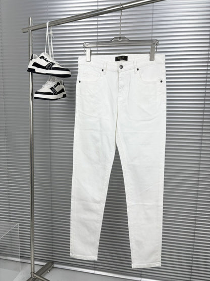 LP Italy 25ss Simple Business Comfort Straight Pants Men's Casual Washed Jeans