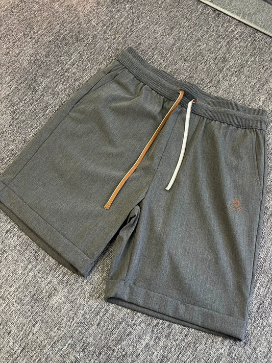 LP Italy 25ss sports comfortable breathable straight drawstring five-point pants men's casual shorts
