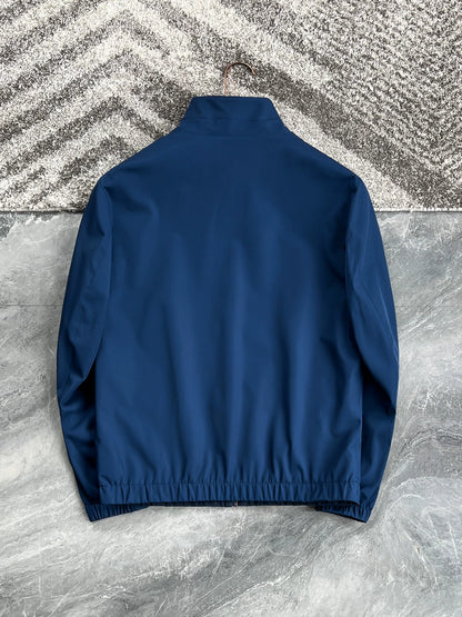 LP Italian Double-Sided Stand-Up Jacket Men's Windproof Casual Jacket