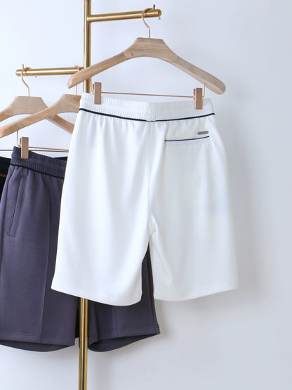 LP Italy 25ss comfortable breathable drawstring straight five-point pants men's casual shorts