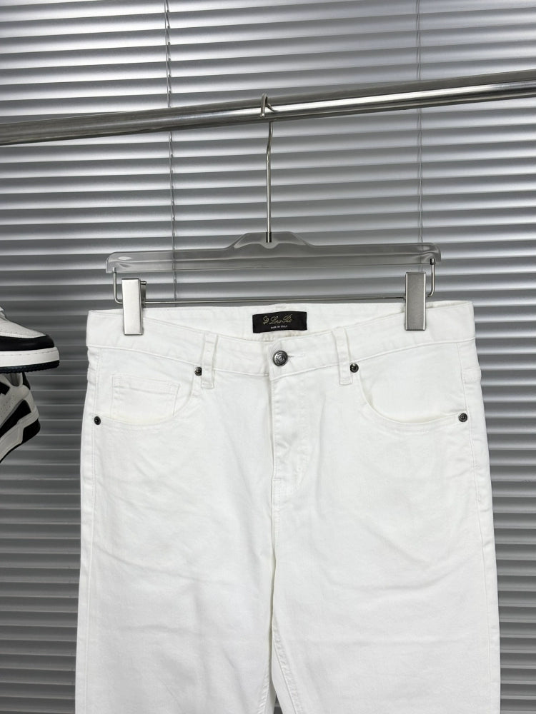 LP Italy 25ss Simple Business Comfort Straight Pants Men's Casual Washed Jeans