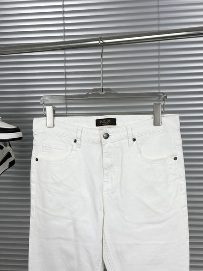 LP Italy 25ss Simple Business Comfort Straight Pants Men's Casual Washed Jeans