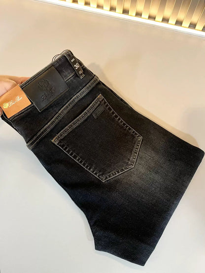 LP Italy Comfortable Fashion Versatile Straight Pants Men's Casual Jeans