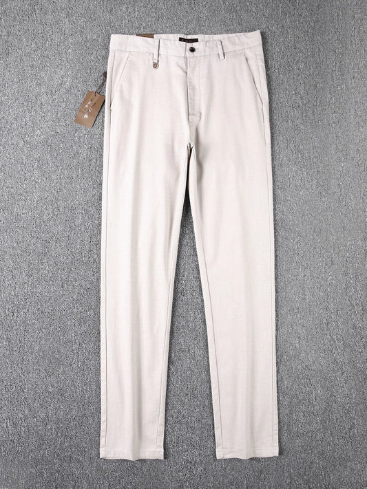 LP Italian 25ss stretch cotton and linen small straight slacks