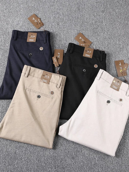 LP Italian 25ss stretch cotton and linen small straight slacks