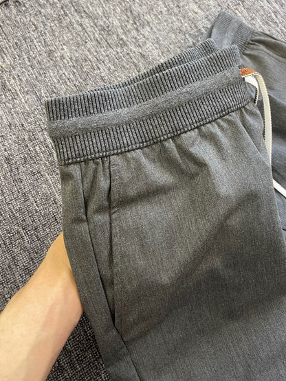 LP Italy 25ss sports comfortable breathable straight drawstring five-point pants men's casual shorts