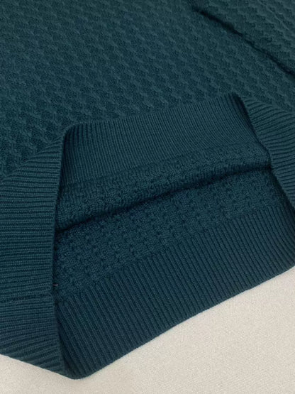 LP autumn and winter solid color warm semi-turtleneck wool sweater casual long-sleeved sweater