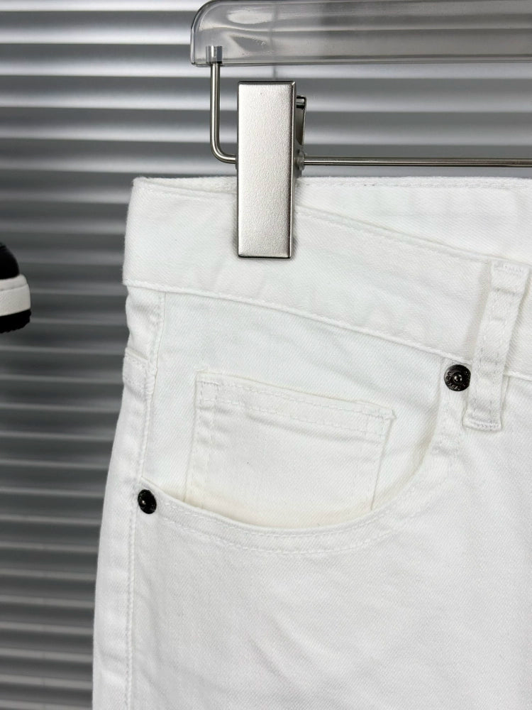 LP Italy 25ss Simple Business Comfort Straight Pants Men's Casual Washed Jeans