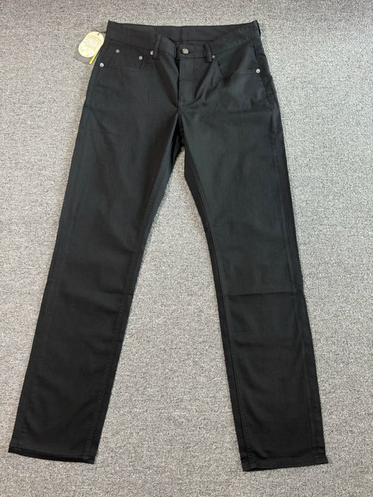 LP Italy 25ss Comfortable Straight Pants Men's Casual Black Washed Jeans