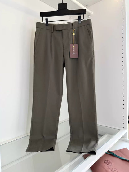 LP Italy 25ss old money commuter business straight casual pants
