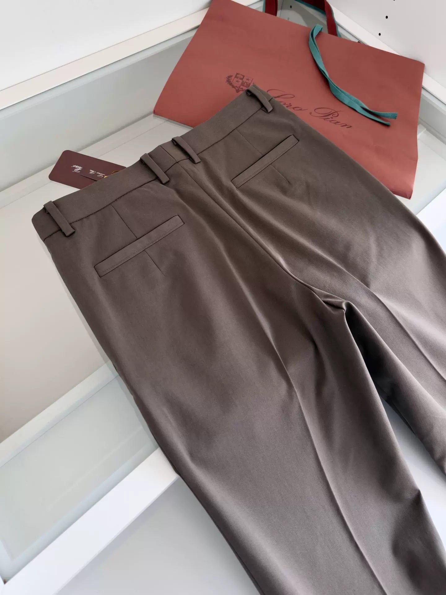 LP Italy 25ss old money commuter business straight casual pants