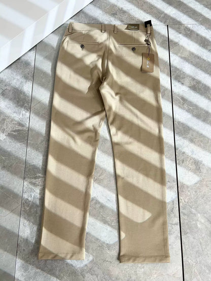 LP Italian Versatile Comfortable Cotton Straight Pants Men's Solid Color Casual Pants