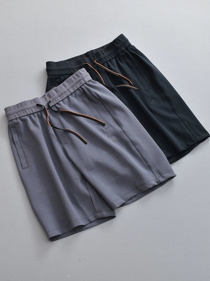 LP Italy 25Ss Simple Air Cotton Comfortable Drawstring Shorts Casual Shorts