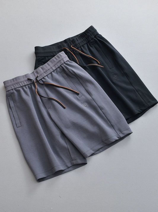 LP Italy 25Ss Simple Air Cotton Comfortable Drawstring Shorts Casual Shorts