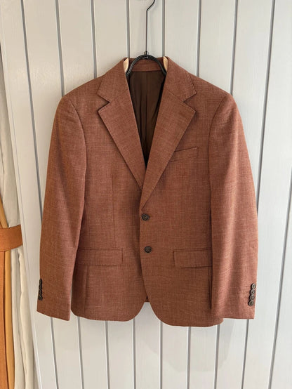 LP Italian Tencel Linen Blended Anti-Wrinkle Old Money Style Men's Lightweight Suit
