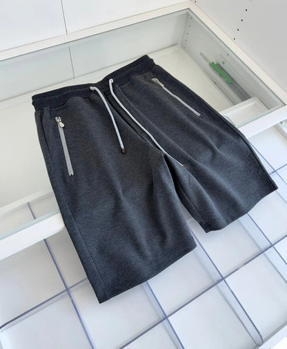 BC Italian old money style 25ss simple straight five-point casual shorts