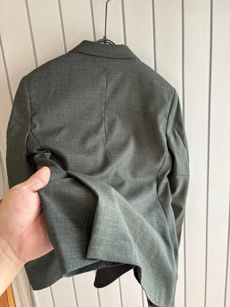 LP Italian Tencel Linen Blended Anti-Wrinkle Old Money Style Men's Lightweight Suit