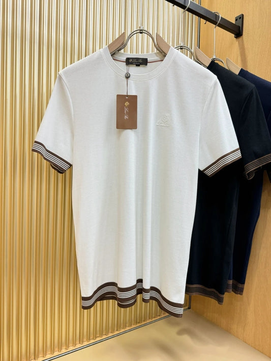 LP Comfortable Stretch 25ss Crew Neck Half Sleeve Men's Casual Short Sleeve T-Shirt