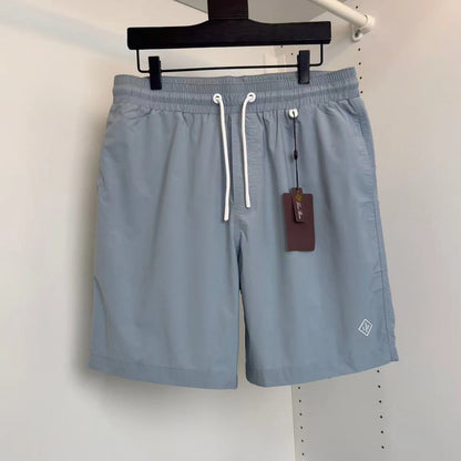 LP letter offset small badge drawstring beach quick-drying shorts
