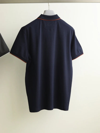 LP 25ss simple and comfortable lapel casual short-sleeved polo shirt