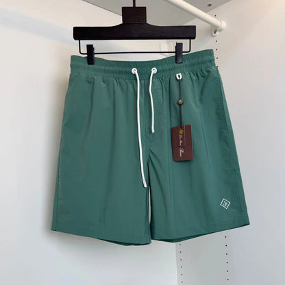 LP letter offset small badge drawstring beach quick-drying shorts