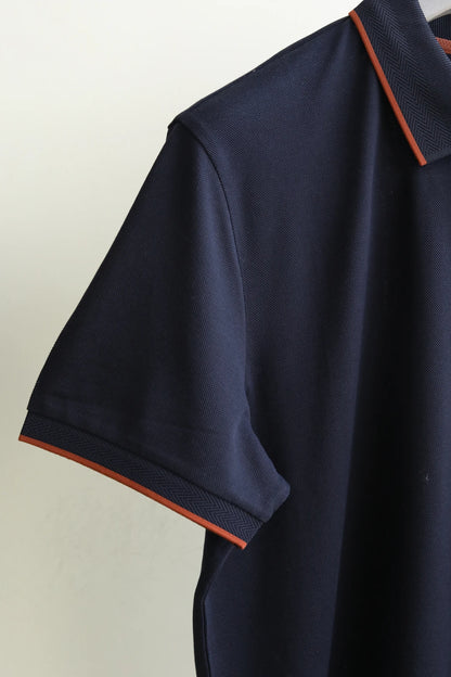 LP 25ss simple and comfortable lapel casual short-sleeved polo shirt