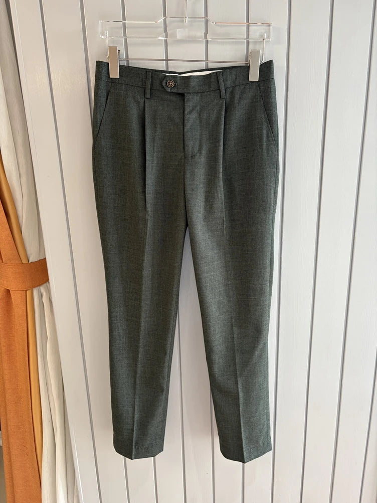 LP Italian Tencel Linen Blended Anti-Wrinkle Old Money Style Men's Lightweight Suit