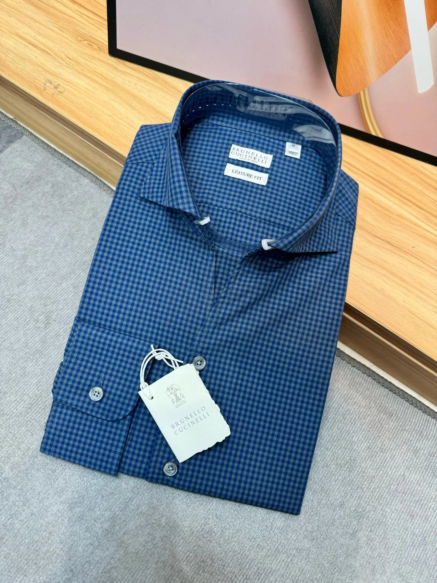 BC Italy Combed Cotton Fabric Business Casual Old Money Wind Long Sleeve Shirt