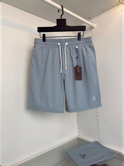 LP letter offset small badge drawstring beach quick-drying shorts